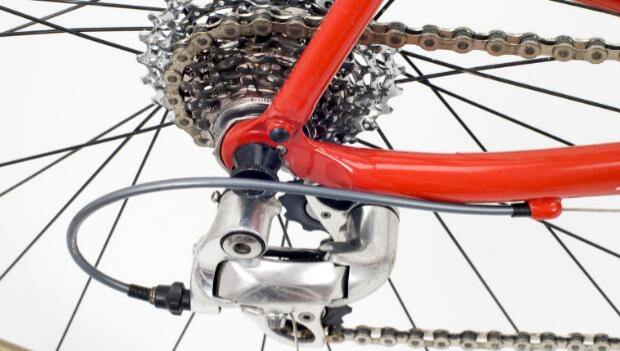 Big Red Bike Detail
