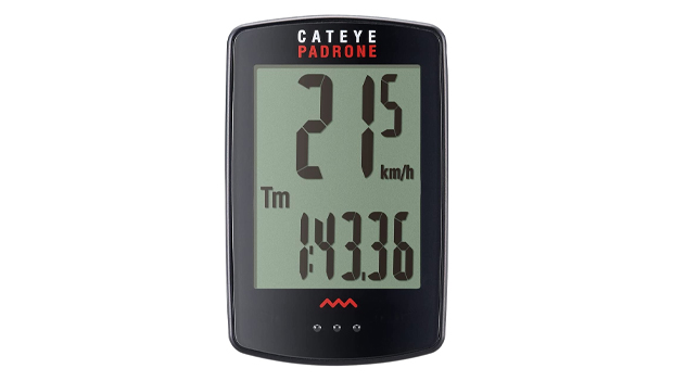 thumbnail image 2 of Padrone Stealth Wireless Bike Computer With Inverted LCD Display - OF-100 Out Front Bracket Included 2 of 6