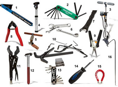 bike repair tools names