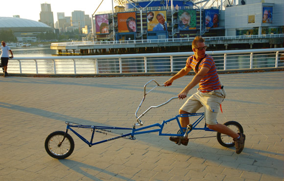how to ride a big bicycle