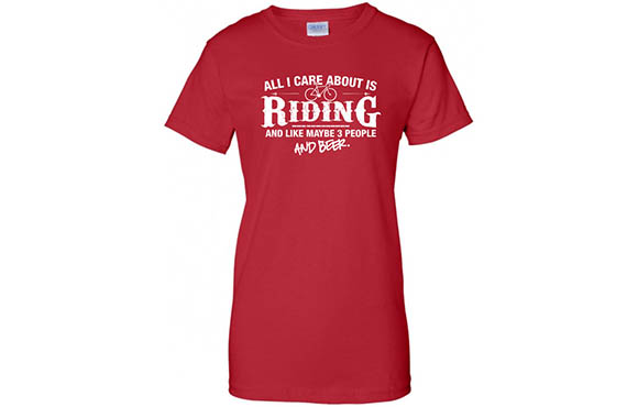 3dRose Carrie Merchant Quote Adult T-Shirt XL ts_313396 Image of Riding is A Way of Life Not A Hobby
