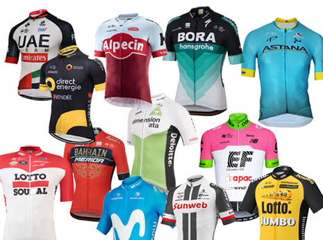 best cycling team kits