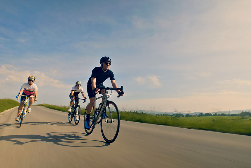 Cyclist With Sunglasses