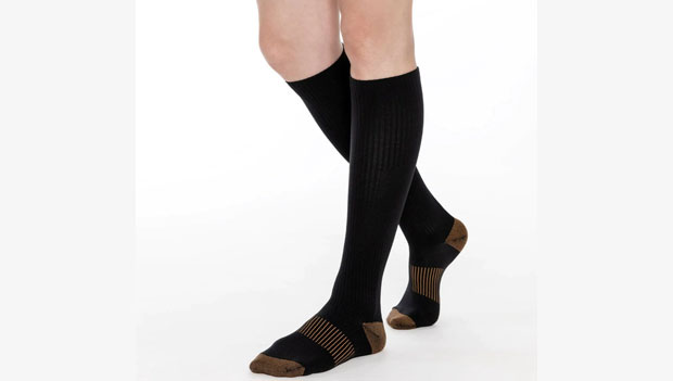 Copper Compression Knee High Support Socks