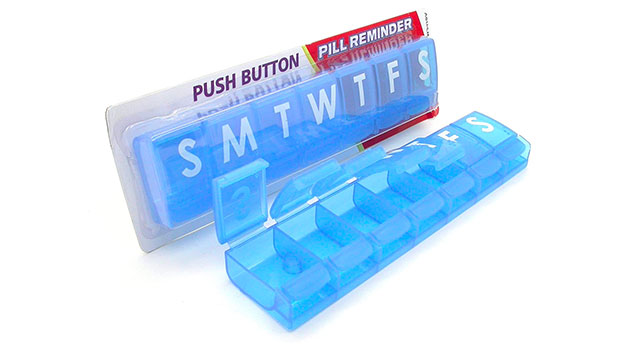 Acu-Life XL 7-Day Push-Button Pill Box