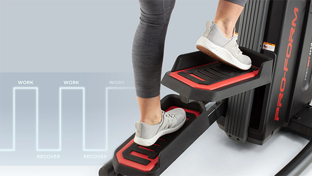 Adjustable Air Stepper Cardio Stair Stepper with Fitness Bands Xinqinghao Mini Steppers for Exercise red Portable Climber Stair Stepping Fitness Machine Exercise The Wrist Arm and Waist 