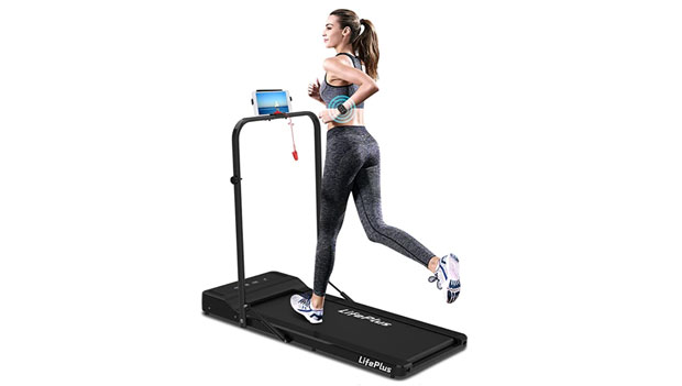 LifePlus 2 in 1 Motorized Folding Treadmill