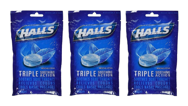 Halls Triple Soothing Action