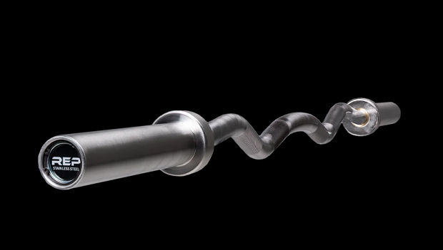 REP Fitness Stainless Steel Curl Bar
