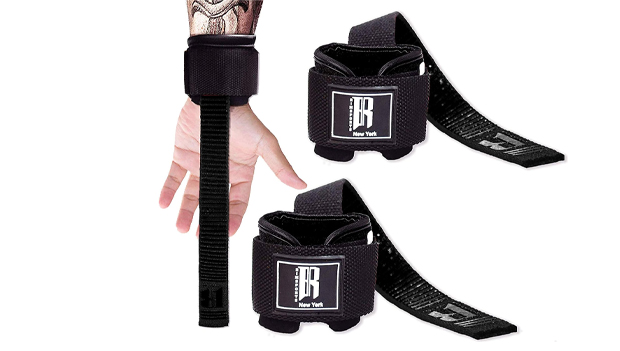 RIMSports Weight Lifting Straps with Wrist Support