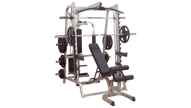 IRON COMPANY Body Solid Series 7 Smith Machine Package