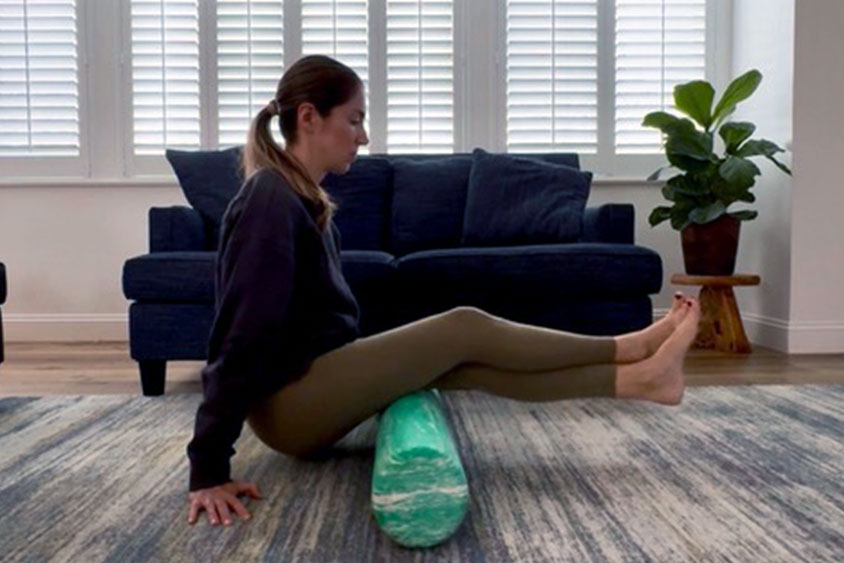 Foam Rolling Hamstrings