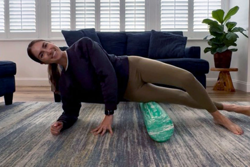 Foam Rolling IT Band