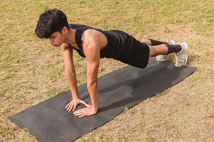 Dry Land Swim Exercises