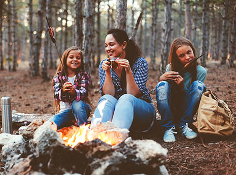 family campfire
