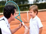 Father and Son Tennis