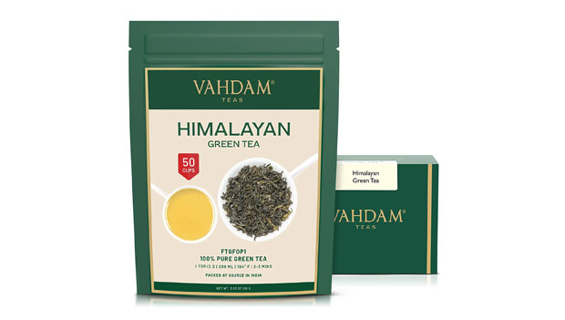 Best Budget Green Tea - Vahdam Himalayan Green Tea