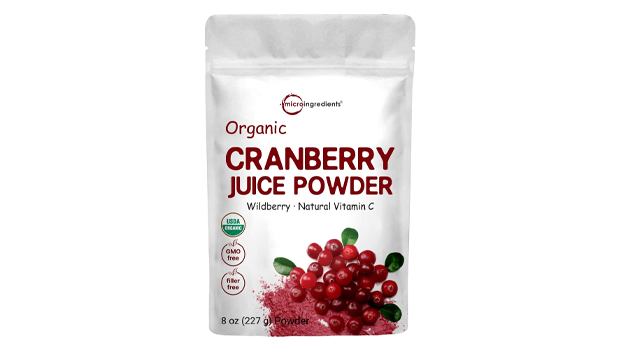 Sustainably US Grown, Organic Cranberry Juice Powder