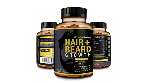 Rainbow Nutrients Hair + Beard Growth