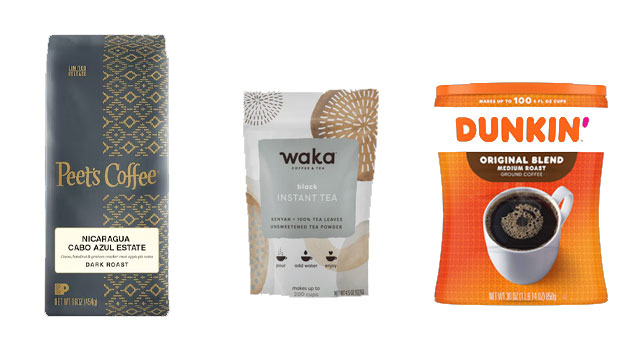 best coffee brands, Peet’s Coffee, Waka Coffee, Dunkin Original Blend