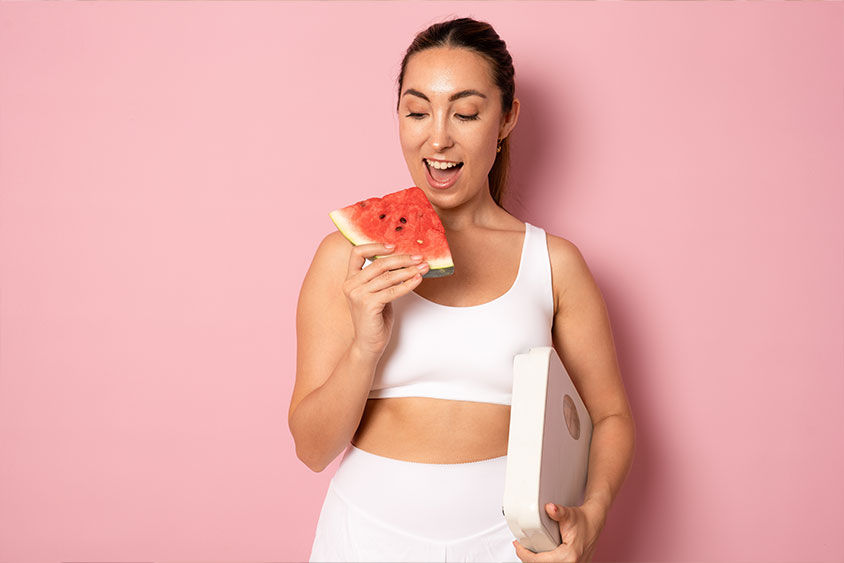 Eating Watermelon