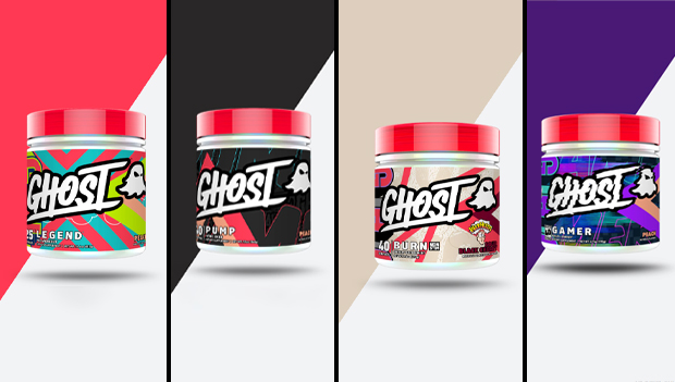 Different Flavors of Ghost Legend Pre-Workout