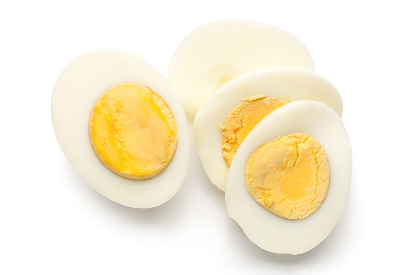 Snacking Hard Boiled Eggs