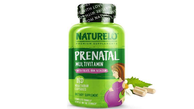 NATURELO Prenatal Multivitamin with Iron Folate and Calcium