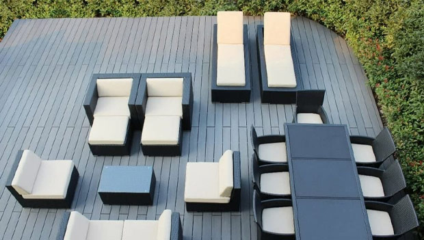 Best High-End Outdoor Furniture - OC Conversation Patio Furniture Sets 20-Piece