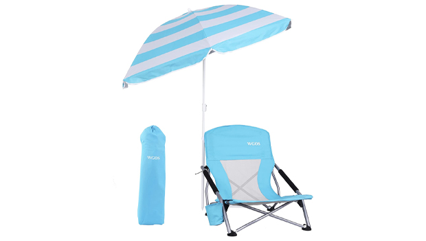 WGOS Low Chair w Detachable Umbrella