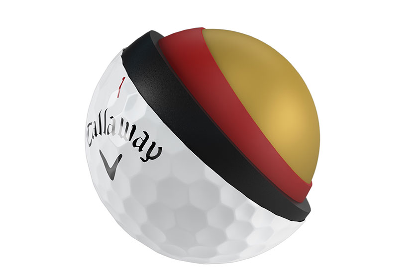 Callaway Chrome Tour Golf Ball Layers