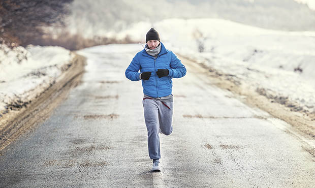 Motivated Winter Running