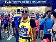 Gabriel at NYC Marathon