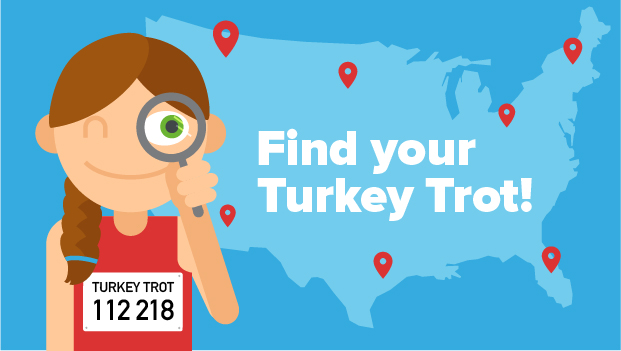 turkey trot graphic