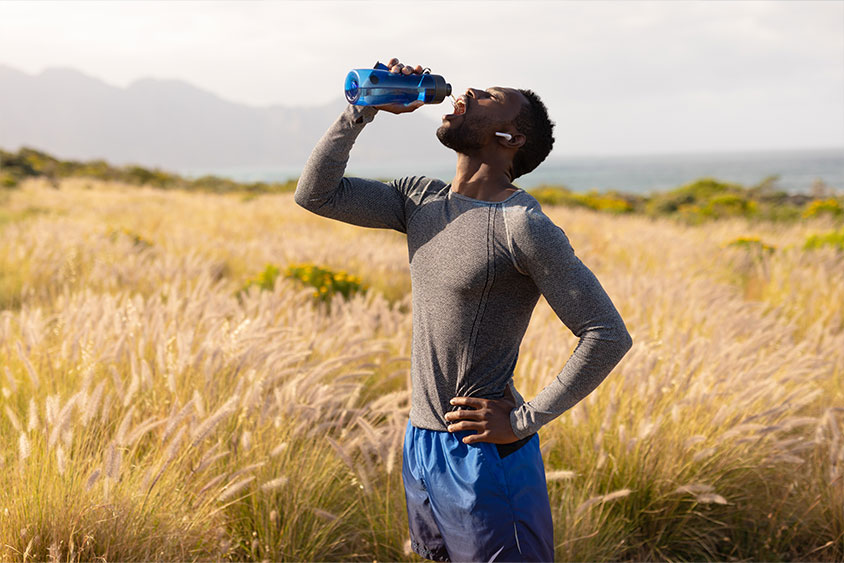 Dehydration during the summer