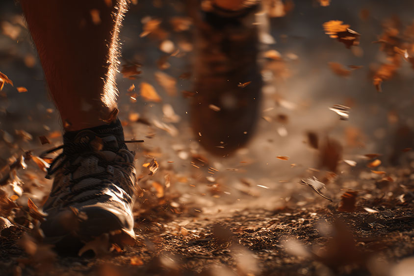 Trail Running Fall Family Fitness