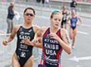 Taylor Knibb triathlon run-front