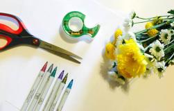 Kids Craft Ideas: Custom Bouquet Wrap